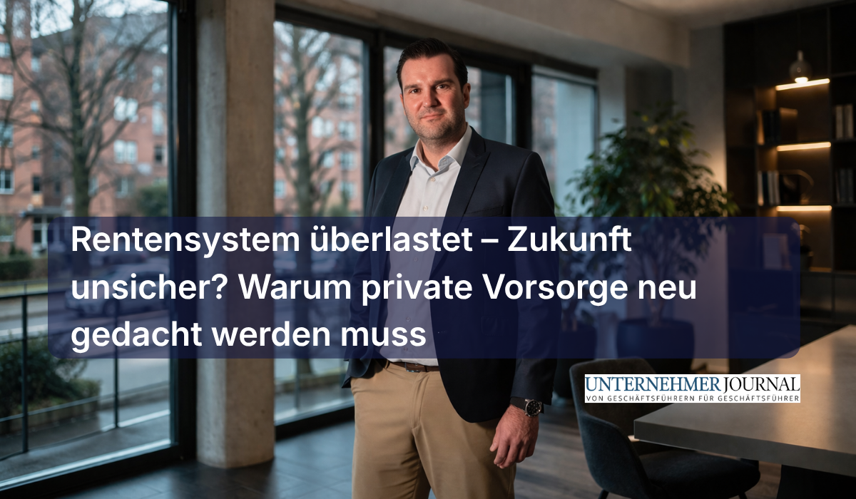 Rentensystem überlastet – Zukunft unsicher? Warum private Vorsorge neu gedacht werden muss